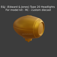 amp j edward jones genere 20 fari modello kit rc personalizzato pressofuso macchina giocattolo classico auto retrò design 3d print model - Mito3D