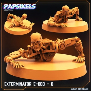 e-1000 annihilator - robot terminator killer salvation genesys 3d print model - Mito3D