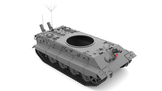 75 casco + fg 1250 irnv flak aa tanque armaduras 57mm alemão 3d print model - Mito3D