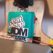 tavola guidato scatola gadget copertina guaina batteria board esk8 cintura puleggia elettrico longboard carino skateboard 3d print model - Mito3D