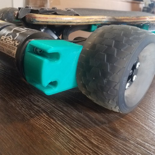 board ceinture couverture gaine gadget esk8 poulie électrique longboard os planche roulette vesc batterie plateau 3D print model - Mito3D