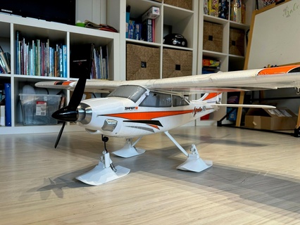 e flite Çırak kar kayaklar çeşitli sts s15e rc uçak 3d print model - Mito3D