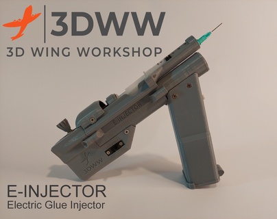 injector elektrisch kleben Injektor rc Modell Werkzeug automatisch Klebstoff Architekt Hersteller statisch Kit Miniatur 3d print model - Mito3D