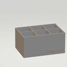 e-Flüssigkeiten-support-box 30ml verschiedene vaping vapeo Zerstäuber e-liquids 3d print model - Mito3D