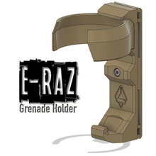e-raz grenade holder airsoft softair eraz war sport tactical shooting bb 3d print model - Mito3D