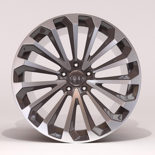 e-tron gt rim printable wheel carpart diy 3dprint diecast scalemodel carrim diorama 3d print model - Mito3D