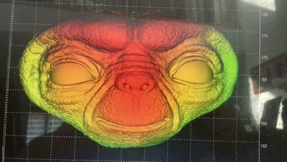et alien en 24 centimeters 6 pieces cut extraterrestrial 3d print model - Mito3D