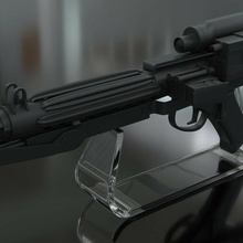 e11 desintegrador stl estrella guerras Stormtrooper rifle 3d print model - Mito3D