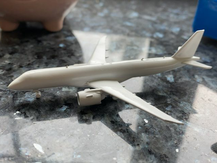 e190 e2 1 400 Sla aeronave miniatura resina impresora 3d huellas dactilares 3d print model - Mito3D
