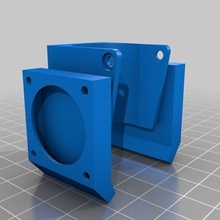 e3d clone 3 in 1 ventilador duto 30mm 3d_printer_accessories 3d print model - Mito3D