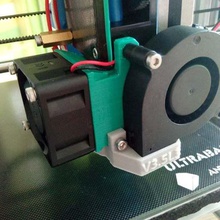 e3d v6 klon 40mm fan monte edin aracı e3dv6 hotend 3d yazıcı parçaları 3d print model - Mito3D