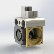 e3d v6 ventilador duto 40mm robô ferramenta 4010 4040 Hotend 3d impressora partes 3d print model - Mito3D