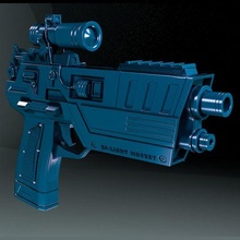 e5 luce moschetto arma futuro 3d print model - Mito3D