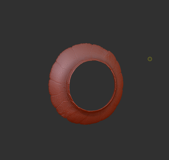 eagle's scleral ring eagle scleral ring  3d print model - Mito3D