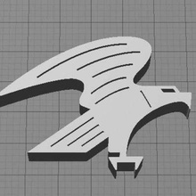 águia jogo animais pássaro americana 3d print model - Mito3D