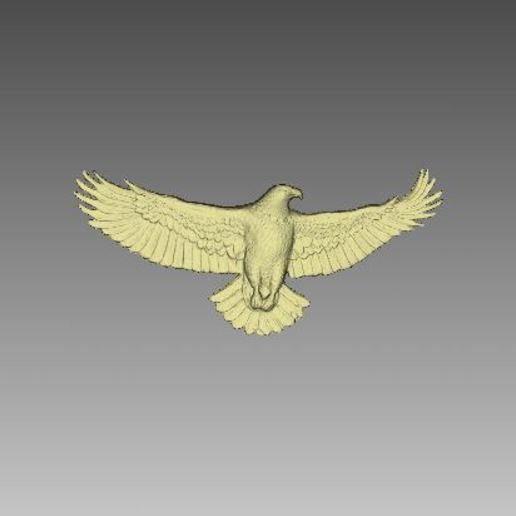 eagle art 3D print model - Mito3D