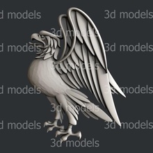 eagle Kunst vcarve Sie Streben artcam magic Knochen Drucker 3dmodels 3d print model - Mito3D