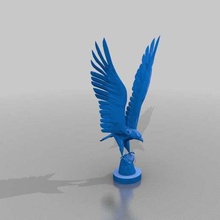 eagle game animals 3d print model - Mito3D