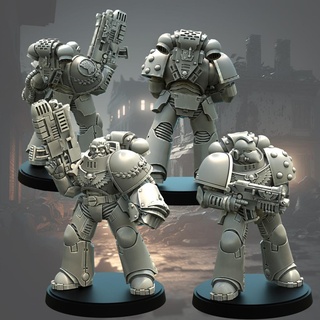 eagle armor space troopers - truescale marine wargaming tabletop scifi 3d print model - Mito3D