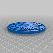 eagle coaster drink kitchen_dining 3d print model - Mito3D