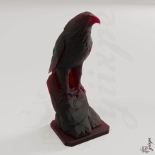 eagle lowpoly art yiixpe setting sculpture stl print 3dprinter model decoration resin sla animal 3d print model - Mito3D