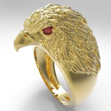 eagle ring jewelry animal art jewellery jewel beautiful design trend 3d print model - Mito3D