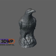 águila escultura de la estatua escaneo 3d art 123d 123dcatch catch Escaneo animal eagle meshmixer scan las exploraciones réplicas 3d print model - Mito3D