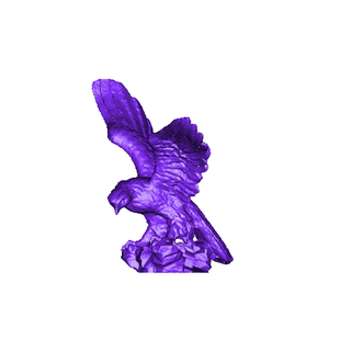 eagle statue scan lost pla casting cast 3d print model - Mito3D
