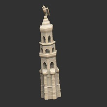 águia coberto torre arquitetura edifícios de estruturas perdido fable capítulos prédio aniversário 3d print model - Mito3D