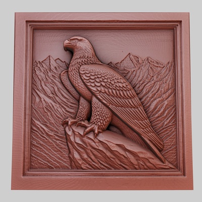 aquila orologi preda 3d stampante modello animale obj stl arte 3dmodel scultura fauna selvatica mammifero uccello rettile predatore erbivoro creatura marina natura stampabile sollievo yeggi mito3d 3d print model - Mito3D