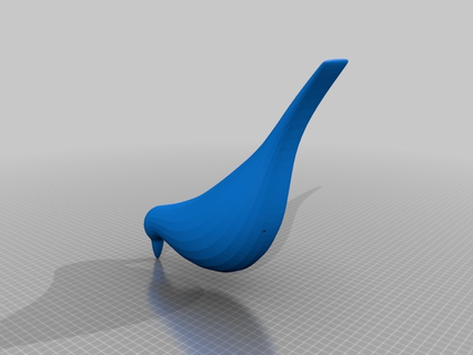 eames bird low poly 3d printing 3d print model - Mito3D