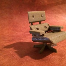 eames lounge chair home model furniture 3d print model - Mito3D