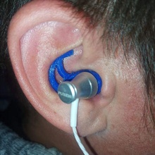 ear headphone holder 3d print model - Mito3D