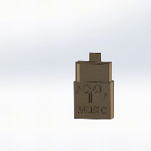 ear phone holder 3d print model - Mito3D