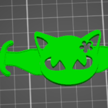 ear saver cat 3d print model - Mito3D