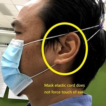 orecchio risparmiatore maschera gancio capelli clip alto livello testa attrezzo 3d print model - Mito3D