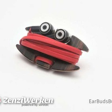 earbudsbuddy cnc laser gadget audio zenziwerken earbuds holder earbud router 3d print model - Mito3D