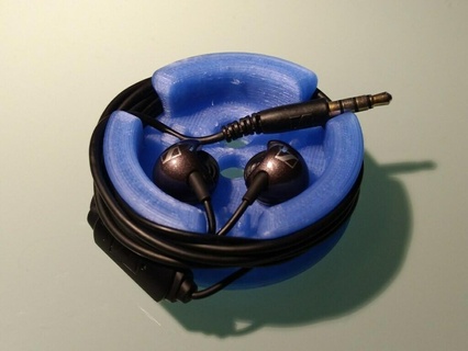 écouteurs Cas gaine pennheiser in ear titulaire soutien l'audio 3d print model - Mito3D