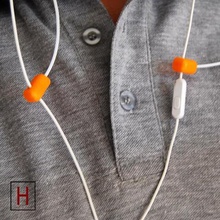 earphones holder gadget earbuds smartphone audio headphones 3d print model - Mito3D