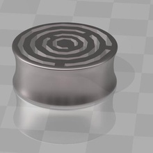 kulak tıkacı spiral takı sanat küpe tünel piercing tumblr solgun 3d print model - Mito3D