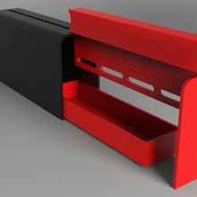 Ohrring Box xl Auflage Schmuck 3d print model - Mito3D