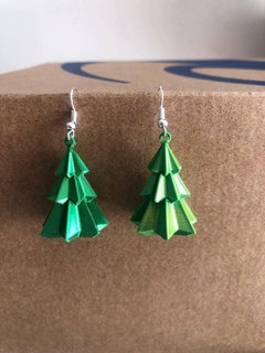 orecchino Natale albero pendente gioielleria orecchini retrò 3d print model - Mito3D