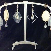 earring display rack jewelry fashion hanger jewellery 3d print model - Mito3D