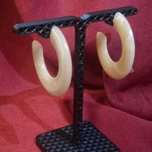earring display jewelry exhibitor hoops 3d print model - Mito3D