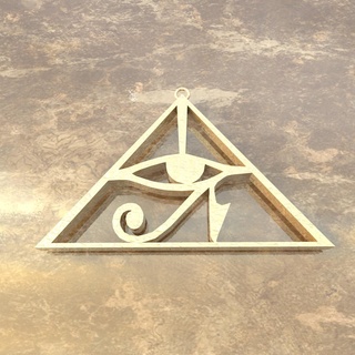 küpe Illuminati kulak yüzük ra piramit takı mücevher elmas karanlık kız sembol sallanmak 3d print model - Mito3D