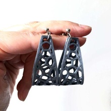 brinco moldado joalheria brincos 3d print model - Mito3D