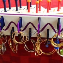 orecchino rack casa gli orecchini di archiviazione gioielli casella organizzazione 3d print model - Mito3D