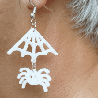 earrings Pack Ohrringe Ringe Aliens Außerirdische Krabbe Halloween 3d print model - Mito3D
