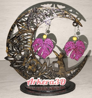 earrings jewelry costume 3d print model - Mito3D