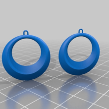 earrings jewelry 3d print model - Mito3D
